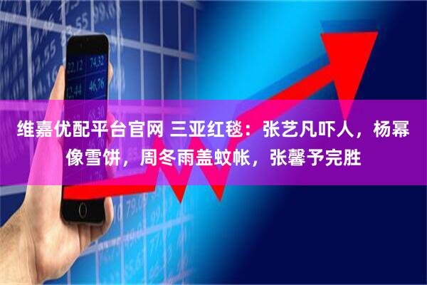 维嘉优配平台官网 三亚红毯：张艺凡吓人，杨幂像雪饼，周冬雨盖蚊帐，张馨予完胜