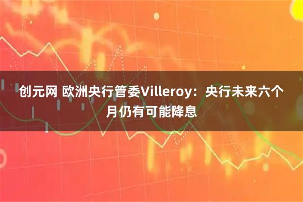 创元网 欧洲央行管委Villeroy：央行未来六个月仍有可能降息